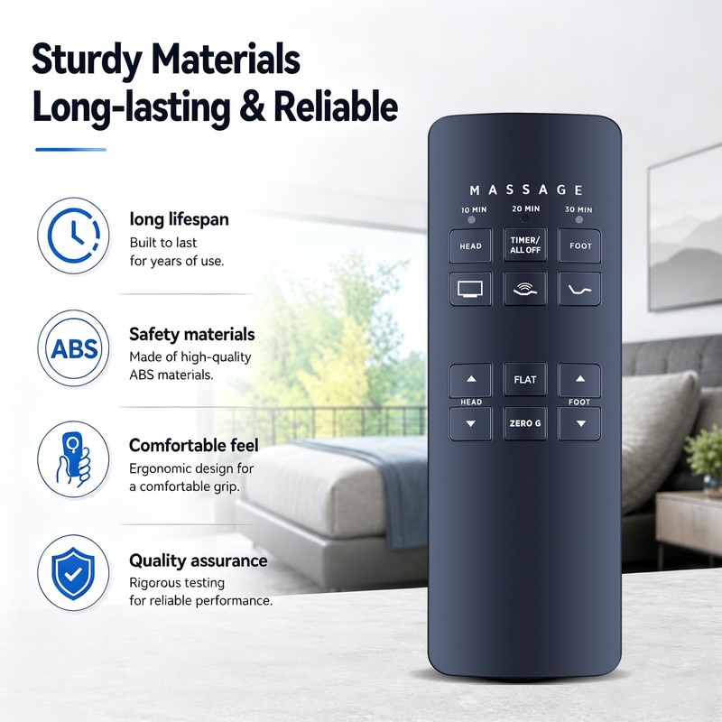 ZWP Replacement Remote Control fit for Serta Motion Perfect 2.0
