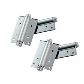 2 Pairs (4Pcs) of 4'' Single Action Stainless Steel Self-Closing Spring Door Hinge Adjustable Automatic Closing Self Closer Super Value (4'')