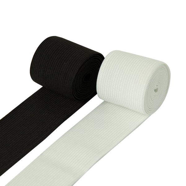 Shelver Shelver Elastic for Sewing, Wide Waistband Elastic in Widths: