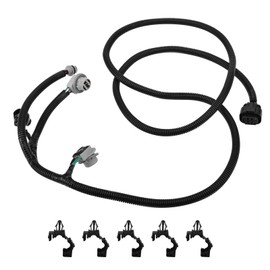 Tail Light Wiring Harness with Socket Assembly LH Rear Left Driver Side Compatible with 2014-2015 Sierra 1500, 2015 Sierra 2500 3500 Replace 23141279