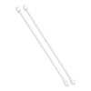 Miniature Curtain Rods 1/12 Scaled Simulation Alloy Dollhouse Double Layer