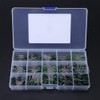 150 Pieces 100V 15 Value Film Capacitor Set 0.33nF-470nF Assorted