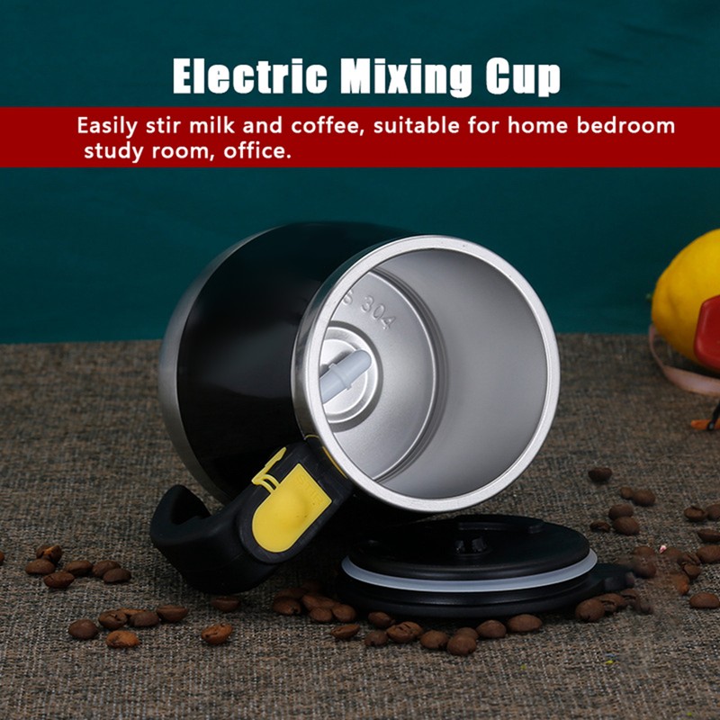 USB Charging Stainless Steel Electric Magnetic Water Cup Milk Coffee