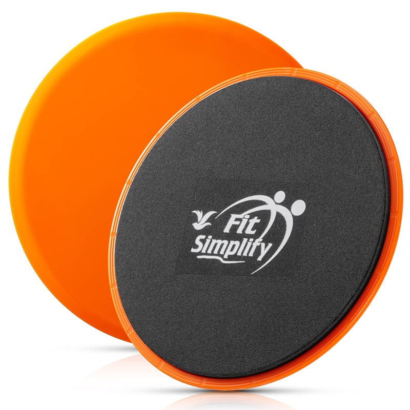 Fit Simplify Core Sliders Abdominal Exerciser with Instruction Guide and