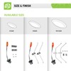 ASD (48 Pack) Retrofit Kit for LED Disk Light Installation