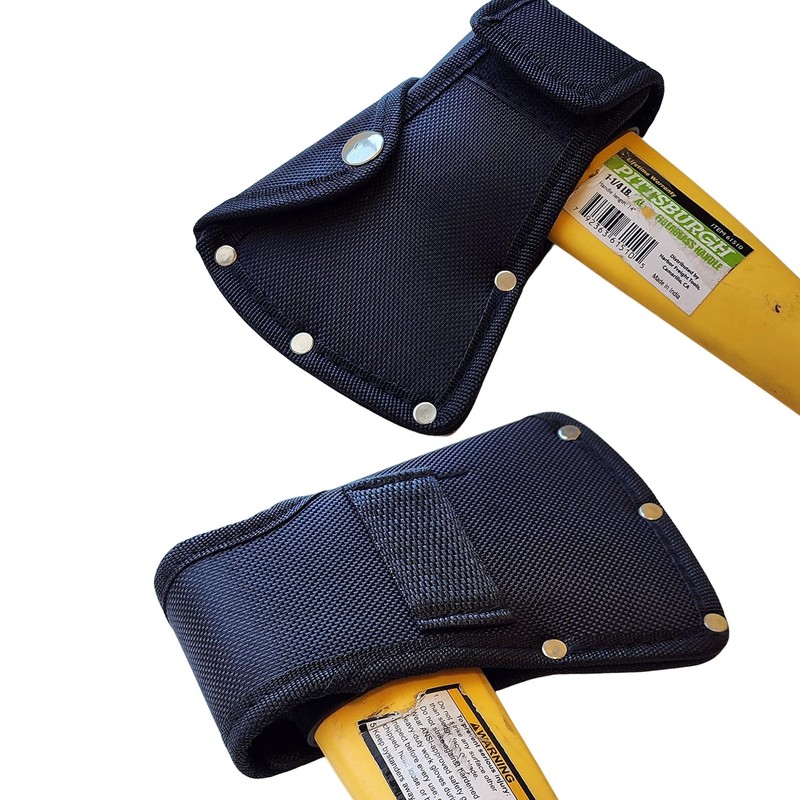 TEAMWILL 2 Packs Black Hatchet Head Sheath Holster Axe Sheath