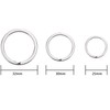Silver Keychains / Keychains Flat Keyring Outer Diameter 25mm 30mm