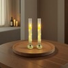 4 Pcs Flameless Candle with Remote Timer, Flickering Battery Operated