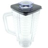 5-Cup Square Top 6-Piece Plastic Jar Replacement Set compatible with