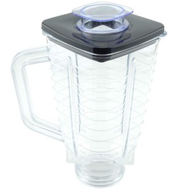 5-Cup Square Top 6-Piece Plastic Jar Replacement Set compatible with Oster Blenders