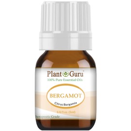 Bergamot Essential Oil 5 ml. 100% Pure Undiluted Therapeutic Grade.