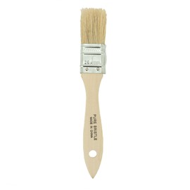 MBS Painting Supplies 1" Wide Chip Brush 100% Natural Pure Hair Bristles Sanded Wood Handles