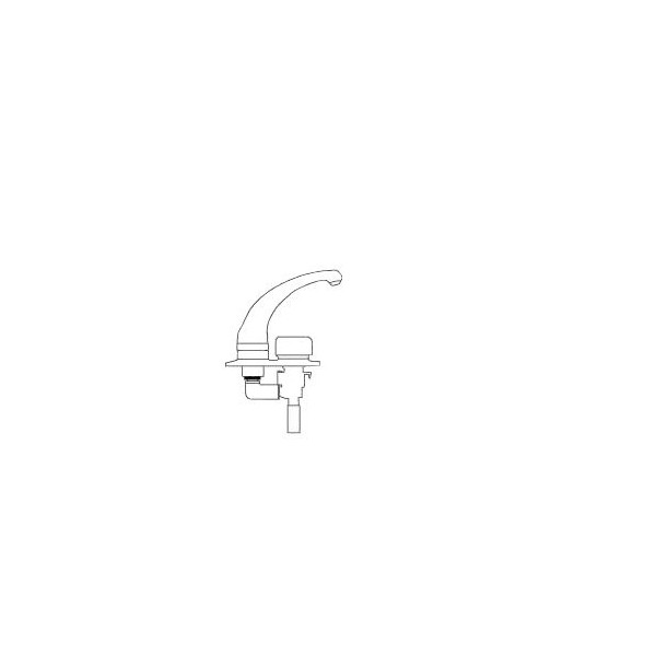 Lindemann WHALE ELEGANCE Mixer Faucet with Wall mount Bracket