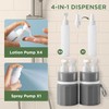 SESENSE 4-in-1 Travel Bottles for Toiletries, TSA Approved Travel Size