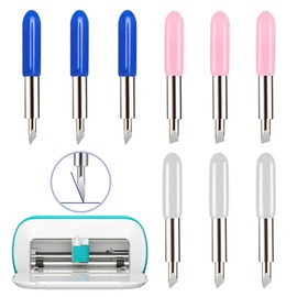 LightBeacon Pack of 9 Cutting Blades for Cricut Joy, 30/45/60 Degree Cutting Plotter Blades, Vinyl Cutter Plotter Cutting Blades, Lettering Replacement Blades for Cricut Joy
