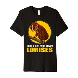 Just a Girl who Loves Lorises Loris Premium T-Shirt