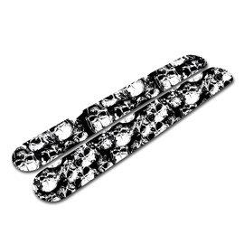 Finest Folia Bicycle Chain Stays Protection Sticker Film Paint Protection R160 (21 Skulls)