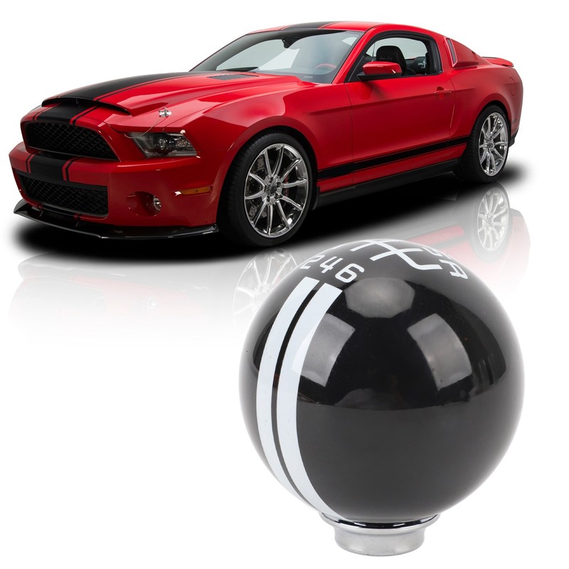 Gear Shift Knob with 3 Adapters Comfortable Grip 6 Speed