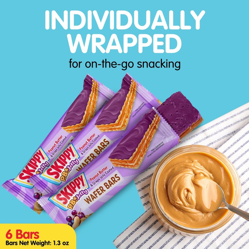 SKIPPY P.B. & Jelly Peanut Butter And Grape Jelly Coated