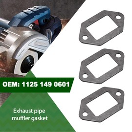 OTOTEC 8pcs Muffler Exhaust Gasket Compatible with Stihl TS400 Exhaust Cut Off Saw 1125 149 0601 Lawn Mower Exhaust Pipe Muffler Gasket Small Engine Parts