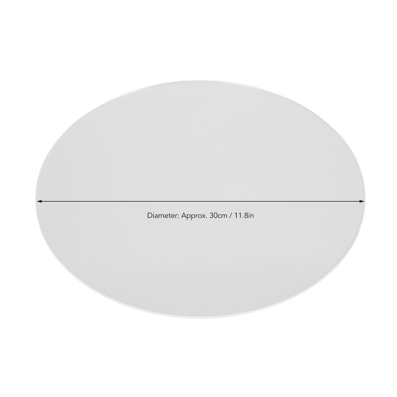 Cutting Board Acrylic Round Cutting Board Non Slip Transparent Chopping