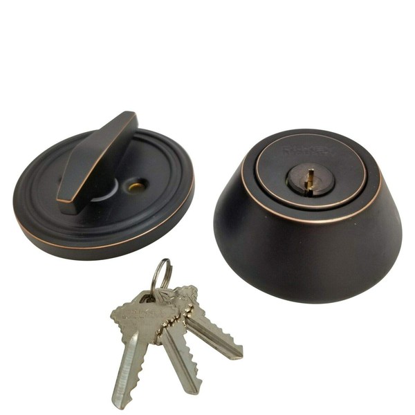 RI-KEY SECURITY- 5X DeadBolt Locks Entry Keyed Cylinder 3 Key