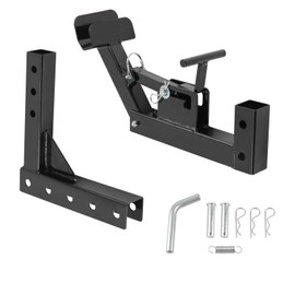 maXpeedingrods Adjustable Trash Can Transporter Hitch with Adaper Garbage Can Hauler, 2'' Hitch Receiver for Trailers/Trucks/Cars/Golf Carts/ATVs