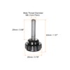 sourcing map 15pcs Knurled Knobs M6 x 25mm Male Thread