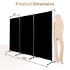 Grezone Large Folding Panel Portable Stand Room dividers Privacy Screen