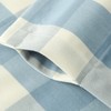 VOGOL Buffalo Check Valance, Blue and White Checkered Pattern, Classical