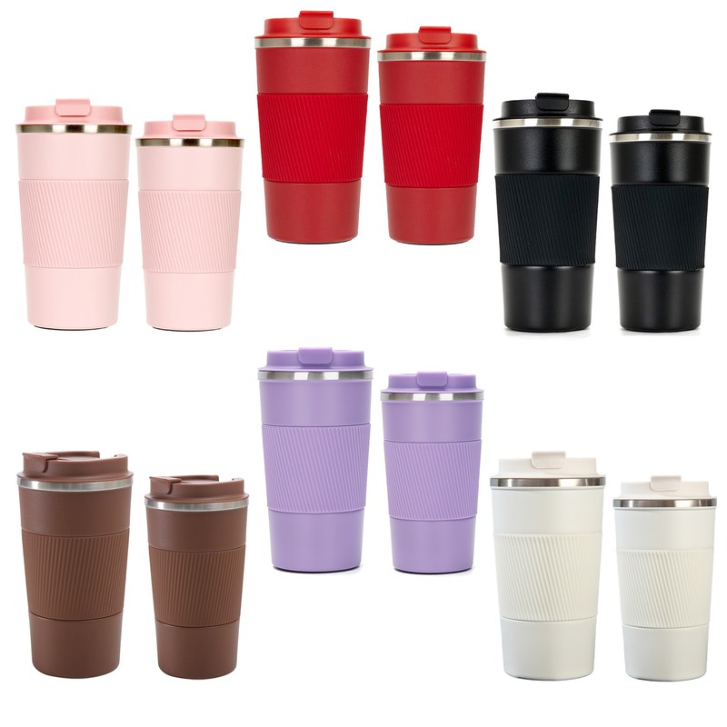 Vacuum Insulation Cup 304 Stainless Steel Simple Portable Temperature Display