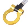 X AUTOHAUX Car Front Bumper Trailer Ring Towing Hook Screw