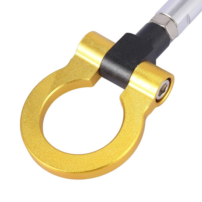 X AUTOHAUX Car Front Bumper Trailer Ring Towing Hook Screw