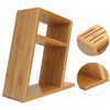 Bamboo Knife Holder Inclined Kitchen Knife Holder Multifunctional Bamboo Rack