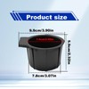 Pleoos Front Seat Dual Cup Holder Insert Compatible with 2011-2016