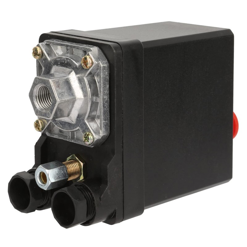CYTGROUPER 75~175 psi Air Compressor Pressure Control Switch,G1/4in Single Hole