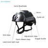 Tactical Airsoft Paintball Fast Helmet with Helmet Cover, PJ Type