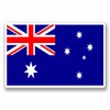 2 x 10cm Australia Australian Flag Vinyl Sticker Laptop Car