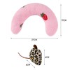 MAXQUU 1 U Shaped Pet Pillow And 1 Pet Doll,