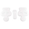 Champro Varsity Ultra Light Hip Pad Set, 3Piece (White, Adult)