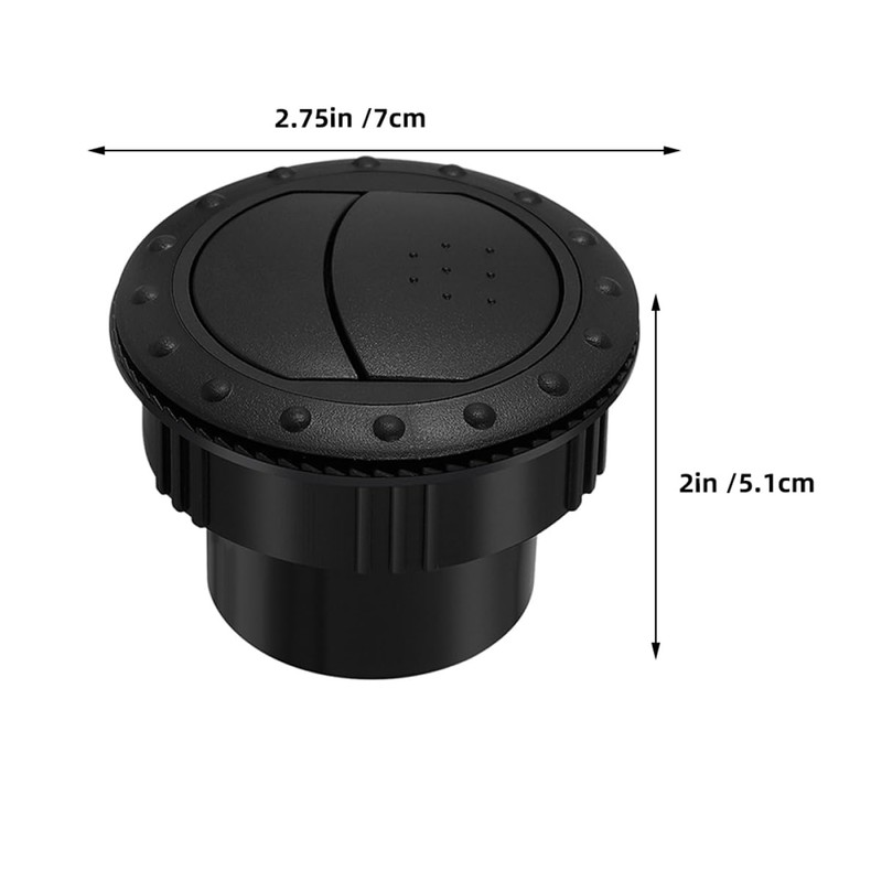 Alipis Air Conditioning Outlet Durable Round Dashboard Vent Cover for
