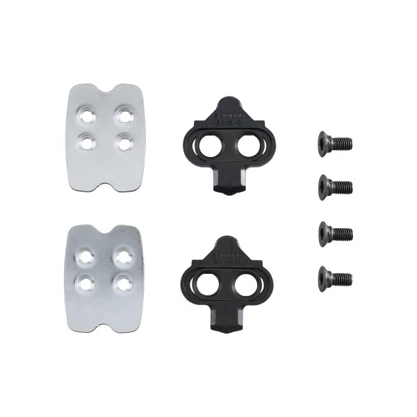SHIMANO SM-SH51 Single Release Cleat Set for SPD Repair Parts with Cleat Nuts ISMSH51AJ Black