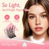 LASHVIEW Lash Clusters DIY Cluster Eyelash Extensions Mega Volume Reusable