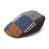 Donegal Touring Cap Tweed Hat (Large, Patchwork)