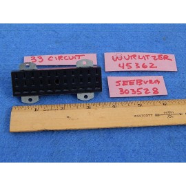 Wurlitzer 1015 1080 Cabinet Junction Box Receptacle # 45362 Seeburg # 303528 NOS