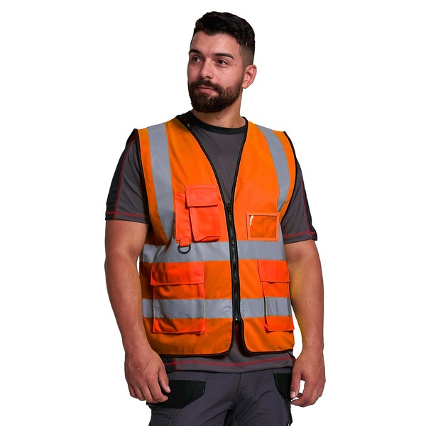 KPTN Hi-Vis Executive Safety Vest | High Visibility Reflective Workwear