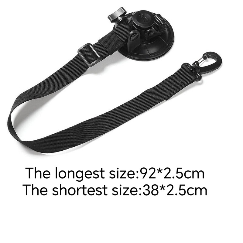 GAOHOU Door Retainer 38-92cm Adjustable Strap with Heavy-Duty Locking Suction