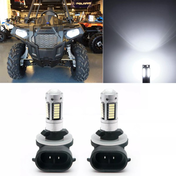 GTinthebox Bright White 881 LED High/Low Beam Headlight Bulbs For