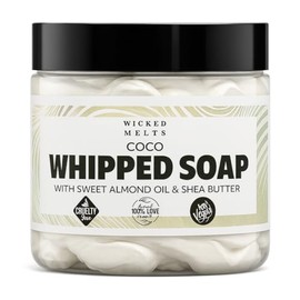 Coco Whipped Soap - Shower Fluff - Body Wash - Shaving Cream - Whipped Soap Gift - 150g