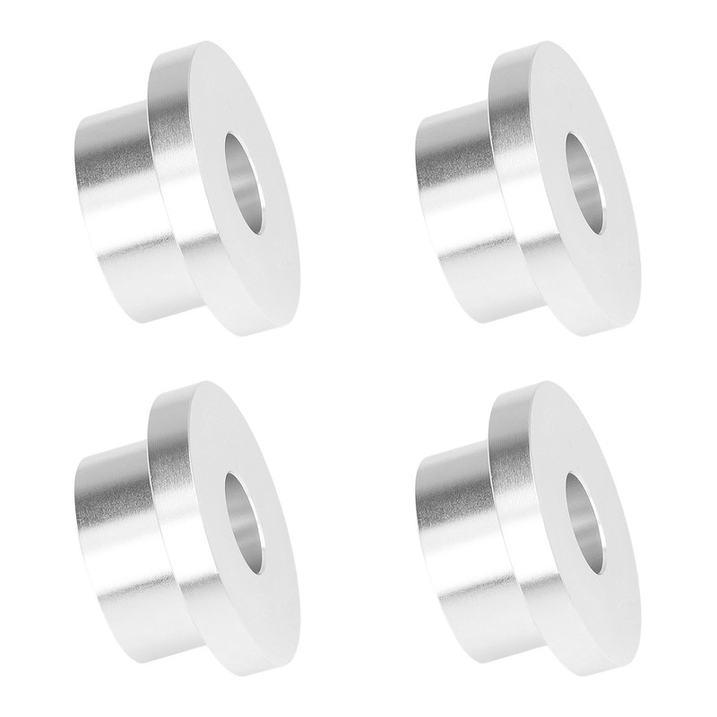 4Pcs Billet Handlebar Riser Bushing Solid CNC T6 Aluminium Alloy